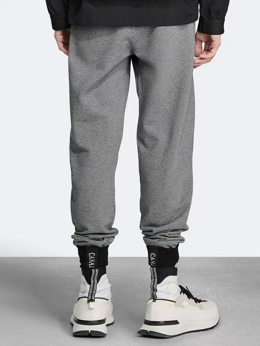 D110771澳毛混纺毛呢加绒香蕉弯刀神裤男士黑标加绒长裤卫裤 商品图7