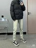 D110734秋冬新款Besbre立领小羊皮防风条羽绒夹克外套男女同款 商品缩略图8
