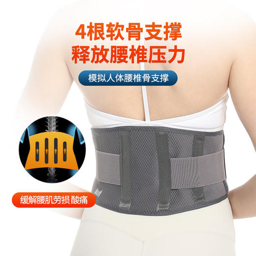 【软骨支撑❗️三档控温】2025新款USB电加热护腰带艾灸暖胃保暖发热腰部热敷5V充电护腰。ja 商品图3