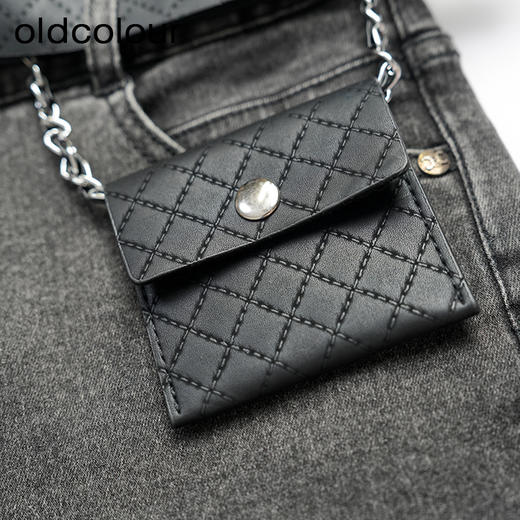 oldcolour欧珂夏季黑色简约时尚休闲日常水洗牛仔长裤女N21113119A 商品图2