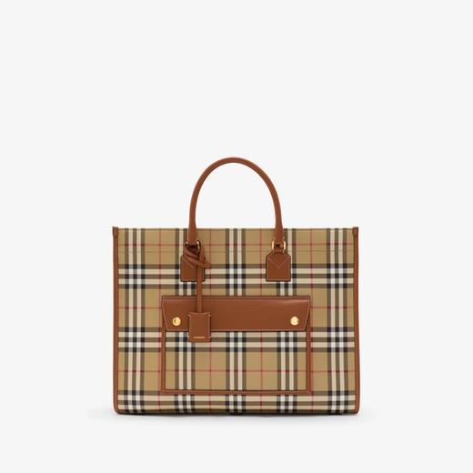 【一】BURBERRY 巴宝莉 女士中号 Freya 提挎包 格子色 8097568 A9534 商品图0