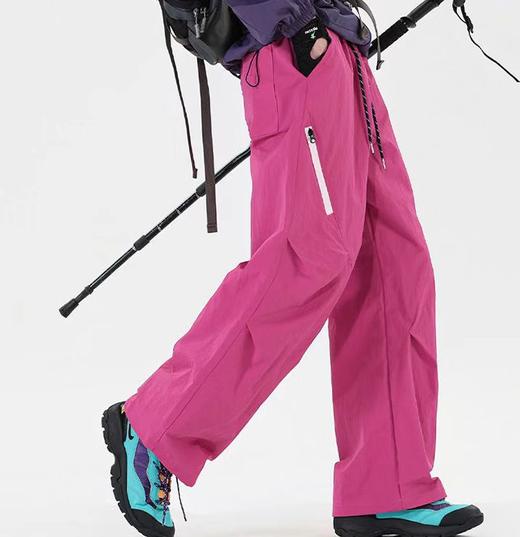 D110773户外工装裤男女阔腿裤2025新款直筒百搭休闲裤 商品图5