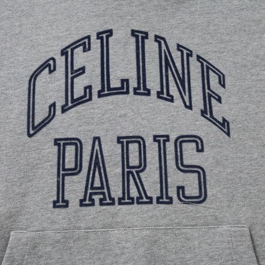 中性款植绒印花连帽卫衣hu008 商品图2