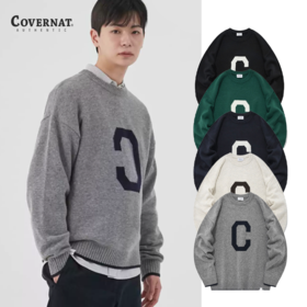 COVERNAT男女同款时尚百搭C标志针织衫 CO2204KT01