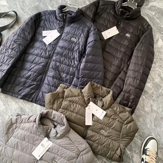 D110784双面防钻绒高科技面料立领轻薄纯色羽绒服 商品图2