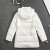 D110724收腰带款六格羽绒服女士2025秋冬新款中长款外套 商品缩略图7