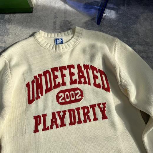 D110757超厚实五道杠提花logo圆领针织衫毛衣 商品图7