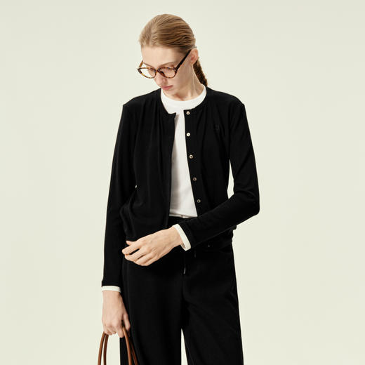 【特惠不退货】伊芙丽假两件百搭通勤针织衫1FA101191 商品图3