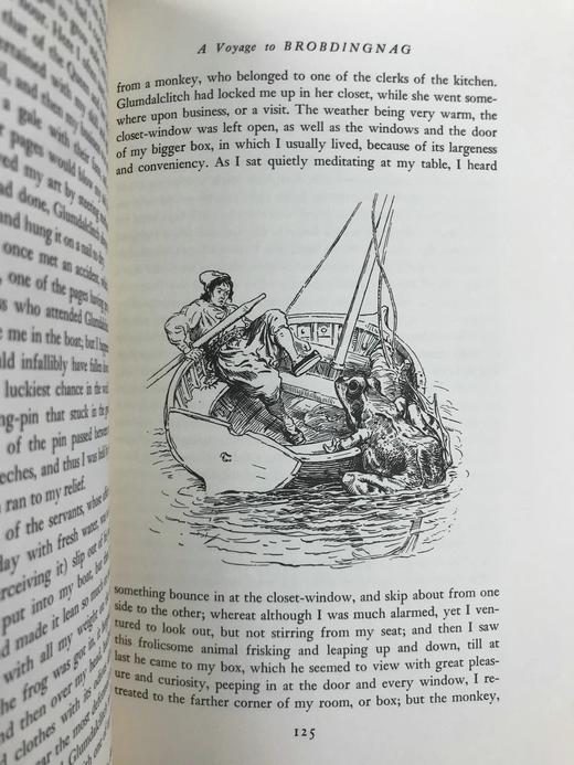 斯威夫特《格列佛游记》 配插图 富兰克林图书馆豪华皮装本 商品图6