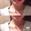 D110770无论露锁骨还是配高领都是特别的美~蝴蝶结项链 商品缩略图3