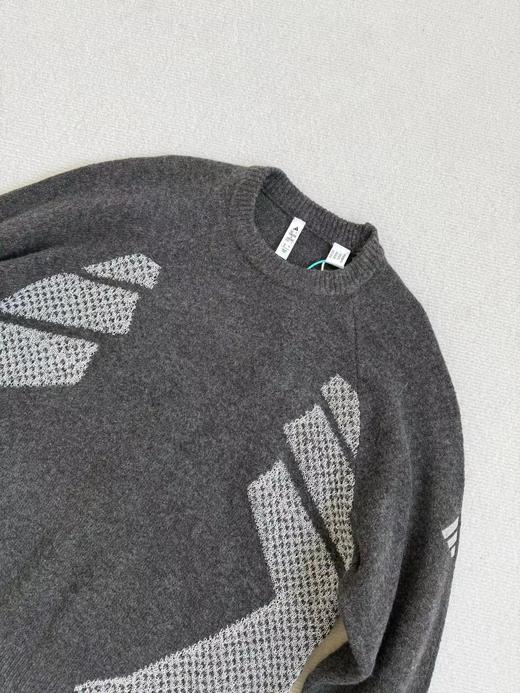 D110711简约休闲百搭长袖圆领针织毛衣男女同款JW6682 商品图2