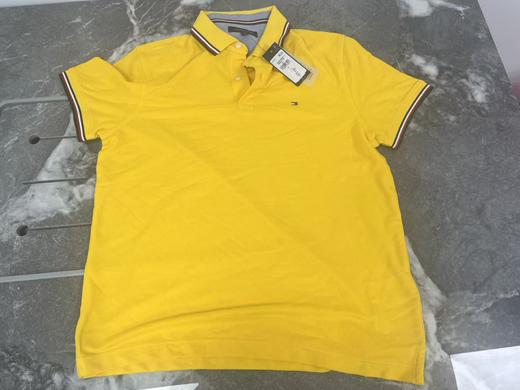 瑕疵TOMMY HILFIGER/汤米 男士休闲纯色短袖POLO衫 商品图0