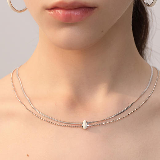 ARSIS｜流光系列 流光云朵双层项链 商品图3