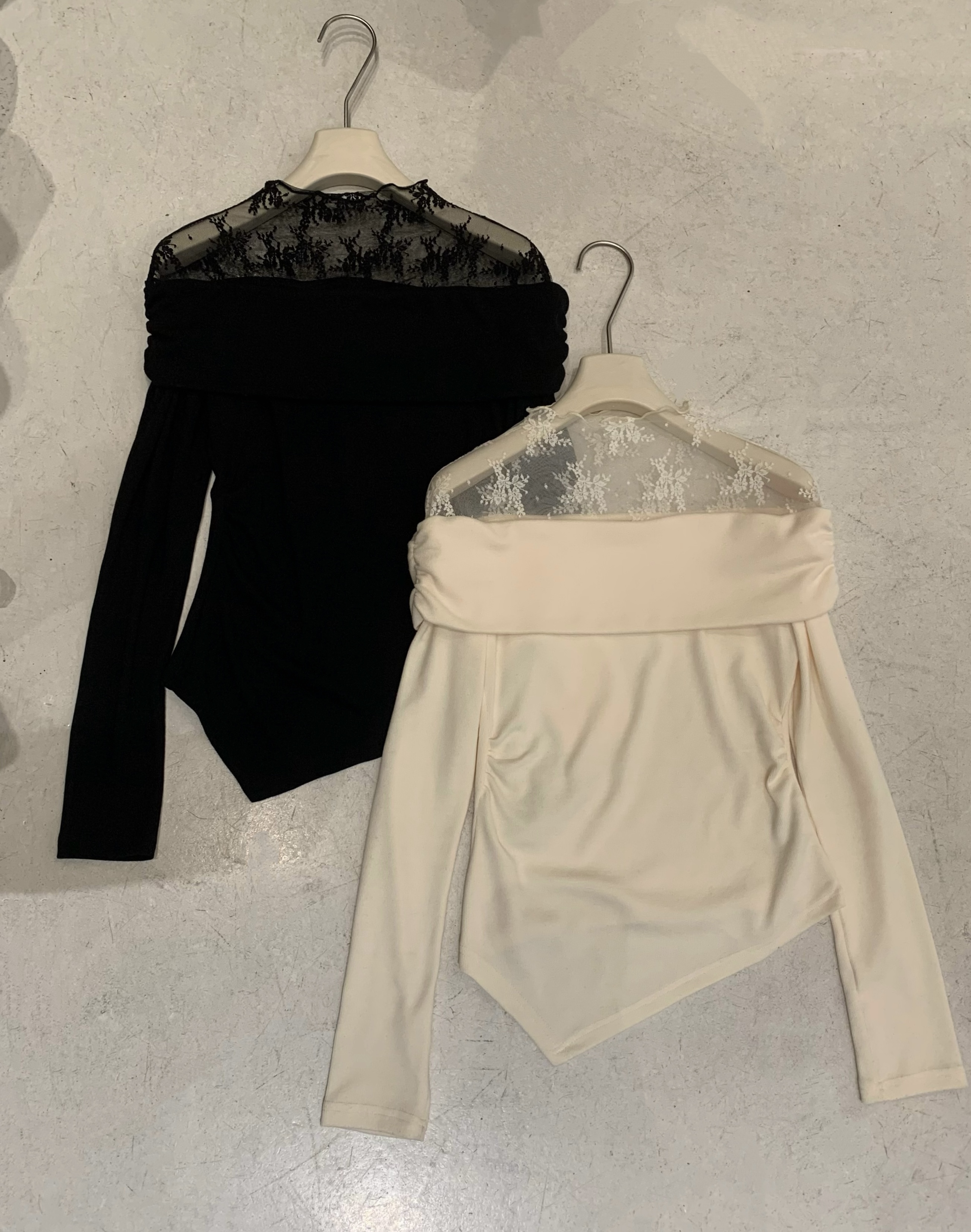 【门店同款】ENJOY冬季“相聚时刻”氛围感蕾丝拼接上衣 167793461