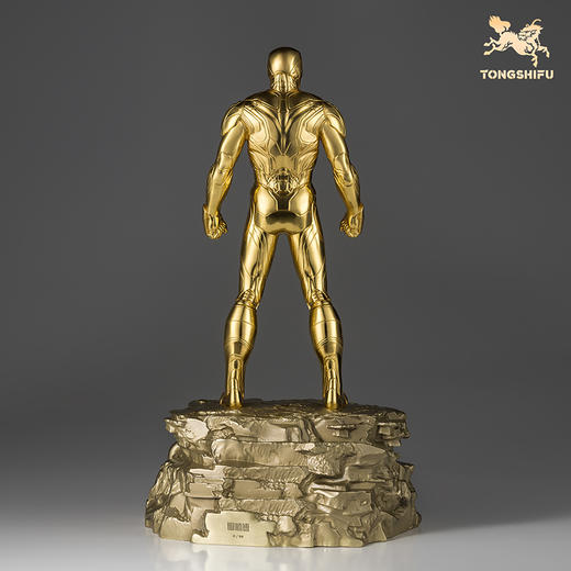 铜师傅 《钢铁侠MK85（大号金箔款）》漫威系列限量手办 复仇者联盟桌面铜摆件 商品图4
