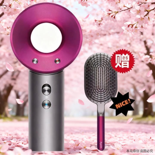 【双12嗨购节】【全球购·顺丰/京东随机】dyson戴森 HD08吹风机（带梳子）·现货速达 商品图2