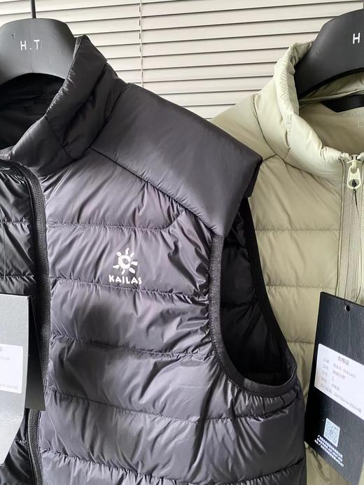 D110748男女情侣款冬季保暖男士立领鹅绒马甲 商品图6