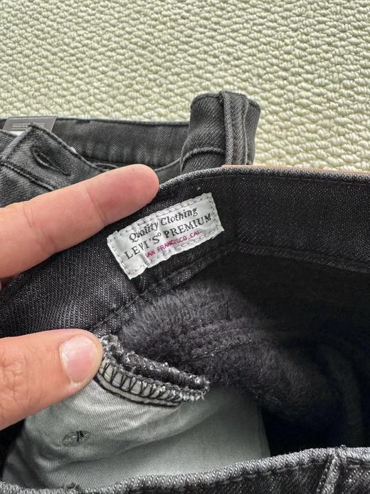 D110707秋冬新款男士锥形加绒休闲水洗牛仔裤 商品图11