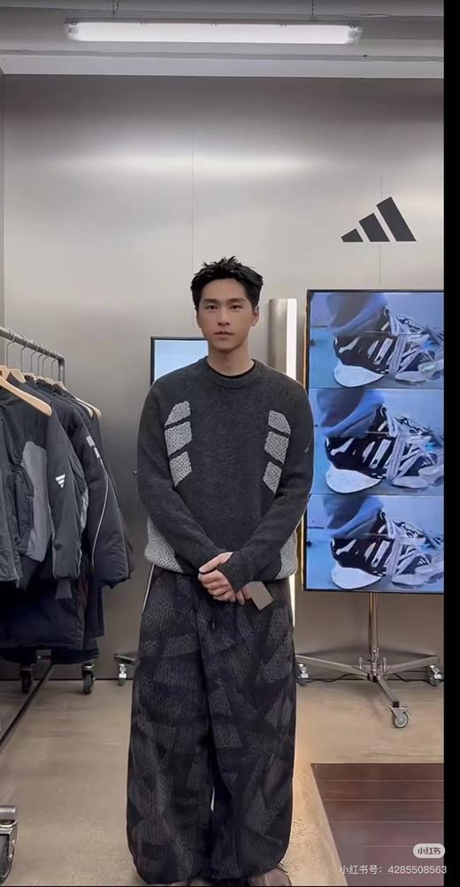 D110711简约休闲百搭长袖圆领针织毛衣男女同款JW6682 商品图14