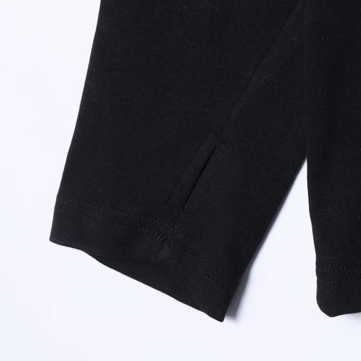 T4989SDSA男士秋冬新款痞帅男装简约美式手绘字母印花半高领长袖T恤潮 商品图4