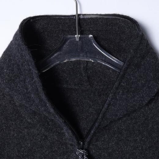 SDSA男士秋冬新款痞帅男装慵懒风宽松拉链连帽毛衣百搭开衫针织衫 商品图2