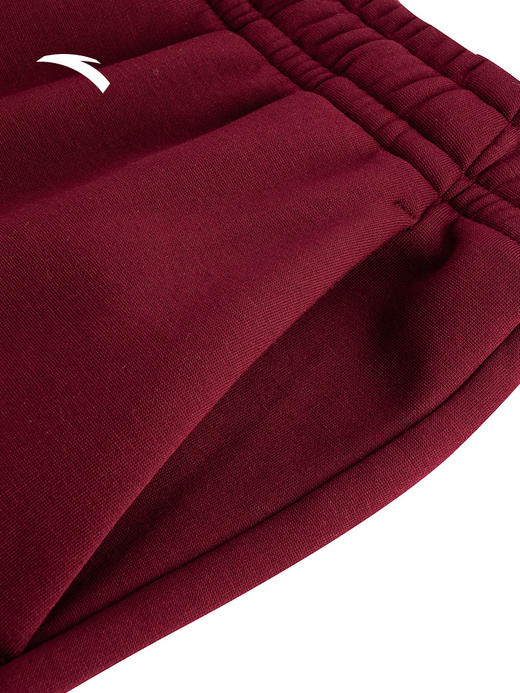 安踏锥形束脚卫裤女款2025新款加绒保暖百搭休闲裤长裤162548304N 安可拉红-2 商品图3