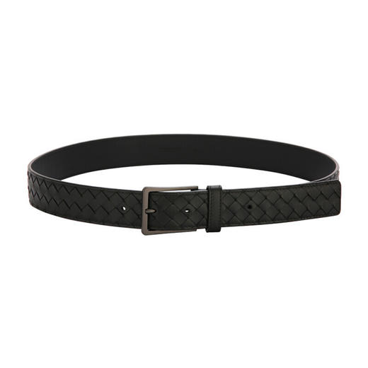 475599V4650100095 BOTTEGA VENETA 【编织针扣】男士经典牛皮革手工编织3.5CM宽腰带皮带 商品图2