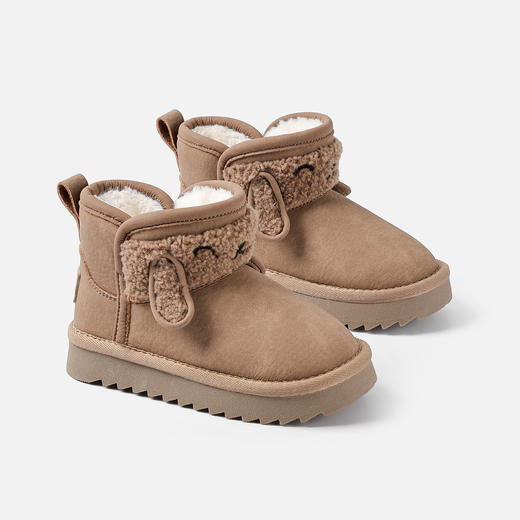 【加绒🔥】ANNIL/安奈儿童鞋女童加绒加厚防滑雪地靴天鹅绒民族风棉鞋户外鞋HG5411651 商品图2