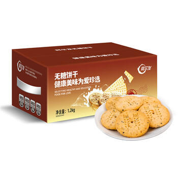 阿尔发 无糖粗粮饼干 五谷杂粮饼干 休闲零食下午茶 早餐代餐 590g /休闲食品 /饼干 /粗粮饼干 商品图0