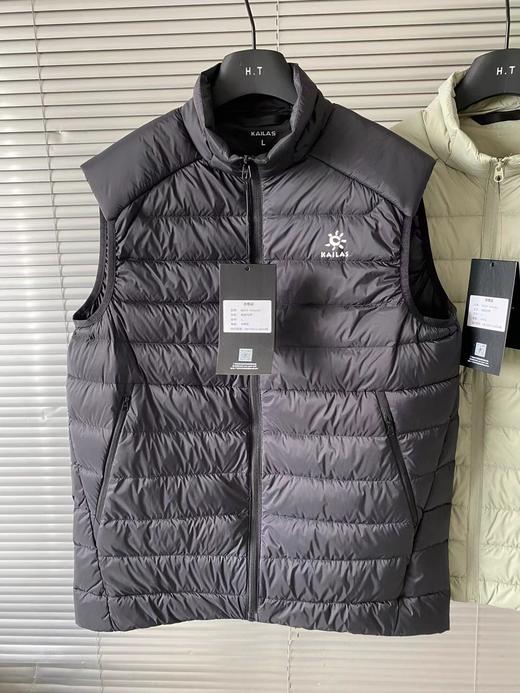 D110748男女情侣款冬季保暖男士立领鹅绒马甲 商品图1