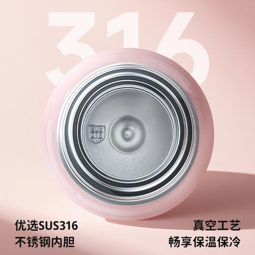 指纹解锁【指纹杯更安全❗️层层锁温保冷】保温杯儿童学生上学专用水杯316不锈钢大容量女孩吸管杯。ja 商品图3