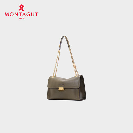 梦特娇女包新款简约大容量链条包腋下包通勤高级感休闲单肩包牛皮女士斜挎包 商品图5