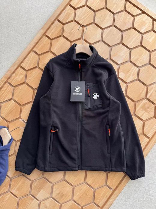 D110708秋冬双面摇粒绒拉链衫男士户外轻徒步防寒保暖外套 商品图3