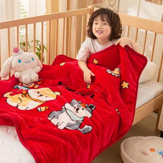 【品牌直发】小象咘叮A类儿童加厚双层毛毯云毯子 商品图5