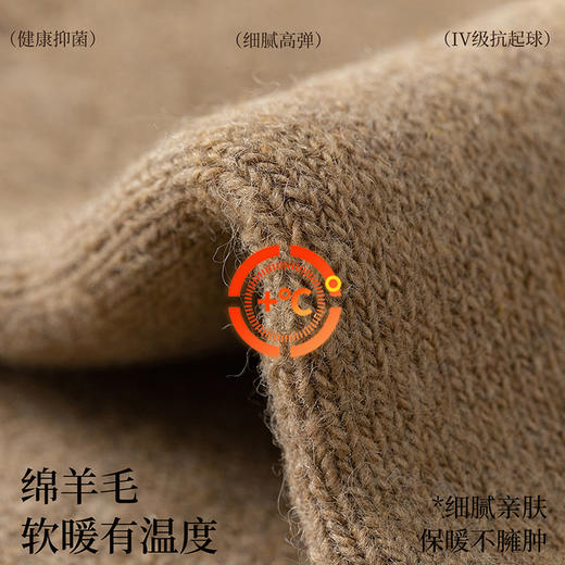 雪梵莱 【男女款加厚羊毛袜】男女皆可穿，均码符合所有脚型  不掉色，不易勾丝起球，耐穿耐磨 ，加厚无跟袜   弹性良好  亲肤细腻 商品图2