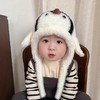 儿童卡通帽子围巾套装/儿童捏捏乐小企鹅毛绒帽 商品缩略图9