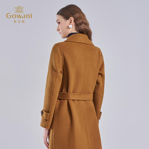 【羊绒】乔万尼羊毛羊绒大衣双面呢外套女秋冬收腰高级感ET4A933 商品图4