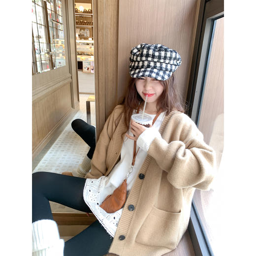 【129元任选2件】现货！韩系圆领米白色长袖t恤 商品图3