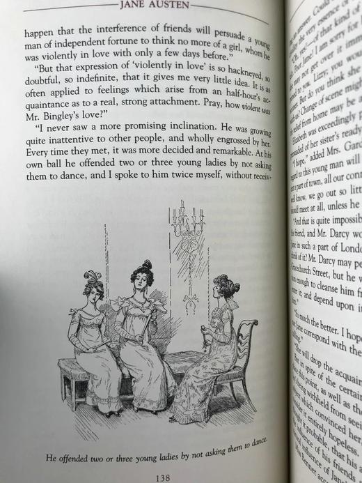 简·奥斯汀《傲慢与偏见》 休·汤姆森插图 富兰克林图书馆豪华皮装 商品图8
