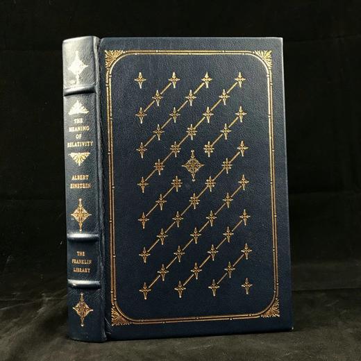 爱因斯坦《相对论的意义》 富兰克林图书馆豪华皮装本 商品图0