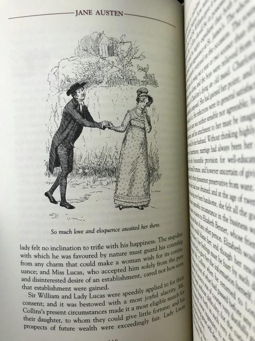 简·奥斯汀《傲慢与偏见》 休·汤姆森插图 富兰克林图书馆豪华皮装 商品图9