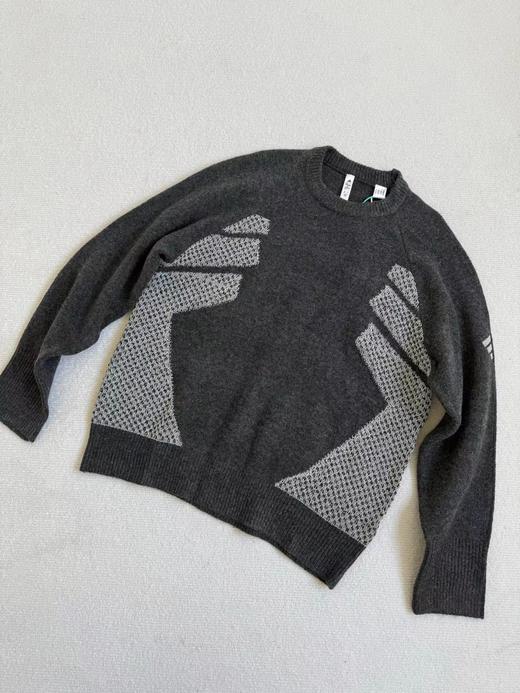 D110711简约休闲百搭长袖圆领针织毛衣男女同款JW6682 商品图0