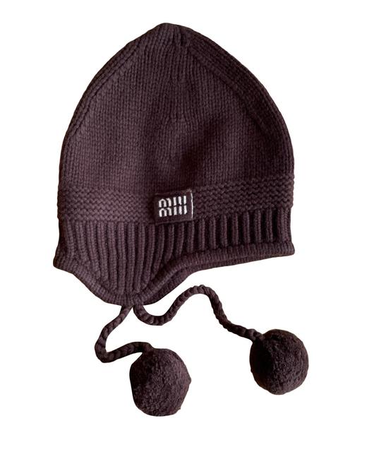 女款羊毛提花针织帽护耳帽zo017 商品图0