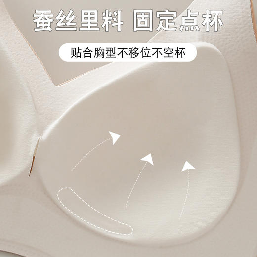 桑蚕丝双效提拉大胸显小小胸聚拢高侧翼收副乳隐形内衣8822 商品图4