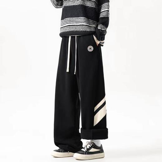 D110774限定纯色百搭运动卫裤休闲裤男女同款 商品图3