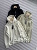 D110702后背大Logo加绒帽衫男女同款休闲运动连帽卫衣 商品缩略图0