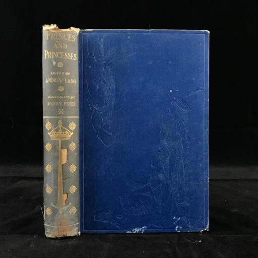 1923年 王子与公主之书 8幅彩色于大量黑白插图 漆布精装32开 商品图0