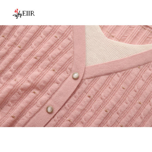 司歌V领假两件毛衣女长袖显瘦套头G92G3891 商品图2