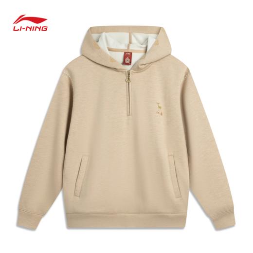 【孙颖莎同款】李宁中国文化系列故宫联名女子宽松套头连帽卫衣AWDVB40 商品图4