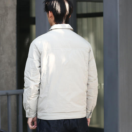 DRONKOO 2025 翻领前襟口袋钉扣基础款短款中厚羽绒服 商品图4